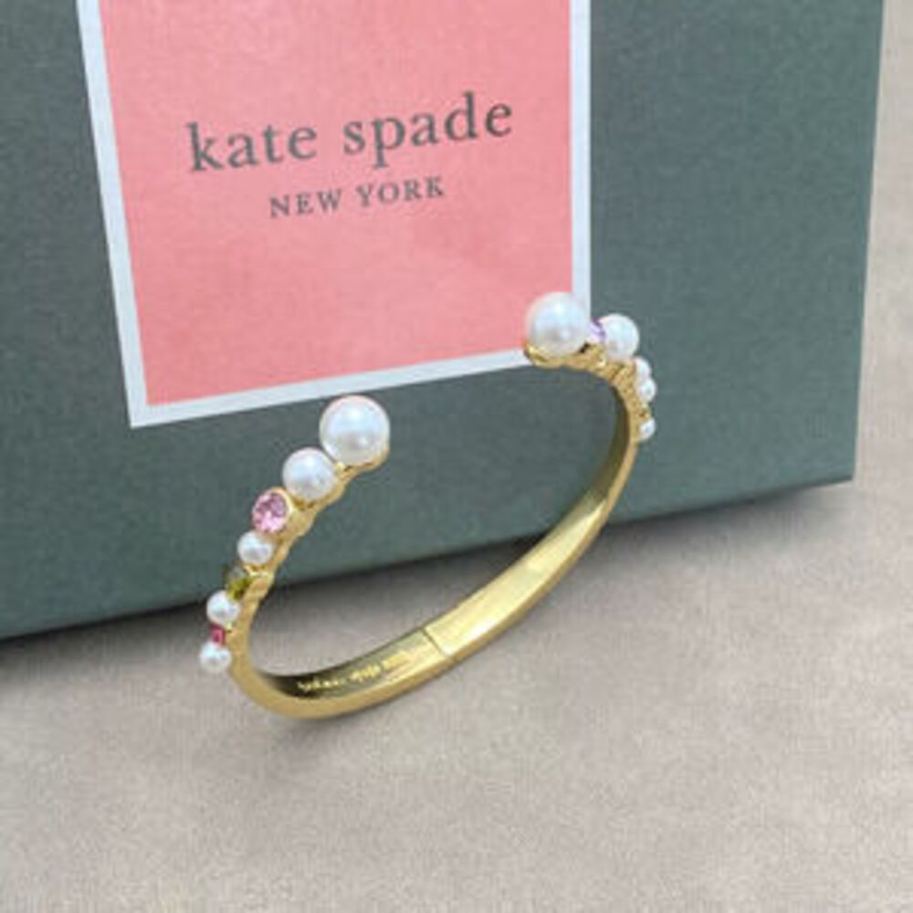 kate spade Pearl Zircon Open Cuff Bracelet